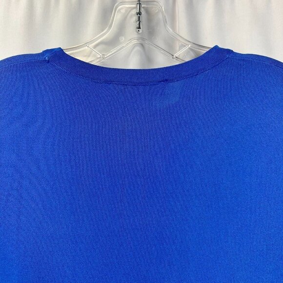 Zara Womens Blue Crew Neck Short Sleeve Classic Pullover T-Shirt Size Large - Picture 6 of 9